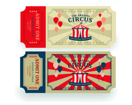 Vintage Tickets To Circus