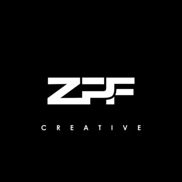 ZPF Letter Initial Logo Design Template Vector Illustration
