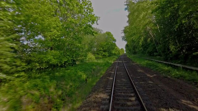 Eine Zugfahrt aus Sicht des Lokf&uuml;hrers