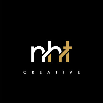 NHT Letter Initial Logo Design Template Vector Illustration