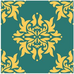 Damask pattern in vintage style. Texture backdrop. Seamless floral pattern. Fabric print texture.