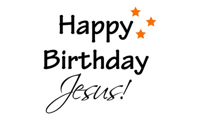 Happy Birthday, Typography for print or use as poster, card, flyer or T Shirt