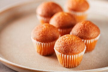 Muffin - muffins on plate, cupcake cake