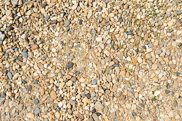Small rock floor background in high resolution
