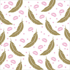 feather pattern background