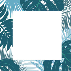 palm leaves background