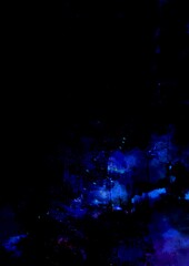 暗闇に光る青い幻想的なテクスチャ背景
