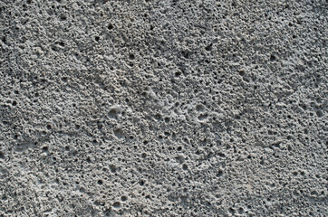 New gray plaster close up