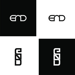 end original monogram logo design