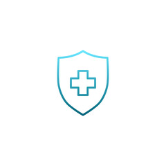 Fototapeta premium Shield check mark icon. Vector Illustration for mobile concept and web design.