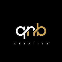 QNB Letter Initial Logo Design Template Vector Illustration