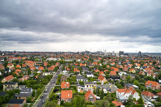 areas of housing in the city in denmark