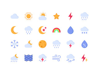 Weather Flat Icon Set