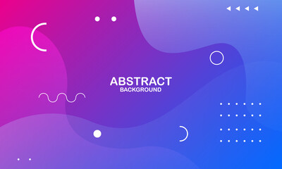 Colorful geometric background. Liquid color background design. Fluid shapes composition. Eps10 vector