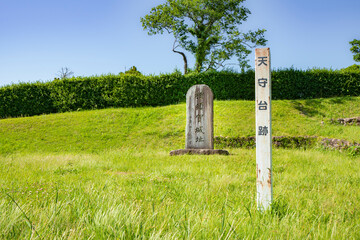 静岡県掛川市西大渕の横須賀城
