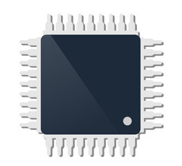 Single chip device of technology electronic microchip microcircuit