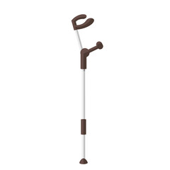 Cartoon vector illustration isolated object crutch cane walking stick