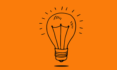 light bulb vector illustration