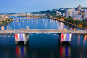 Portland Landscape in the Evening
