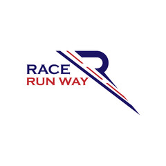 R letter design logo vector