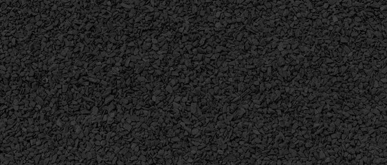 Panorama of Gray gravel floor texture and background seamless - 436670187