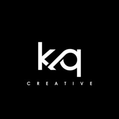 KQ Letter Initial Logo Design Template Vector Illustration
