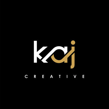 KAJ Letter Initial Logo Design Template Vector Illustration