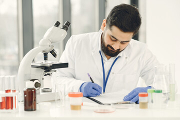 laboratory, microscope, research, science, scientist, person, analyzing, biochemistry, chemistry,...