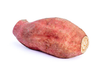 Sweet potato isolated on white background