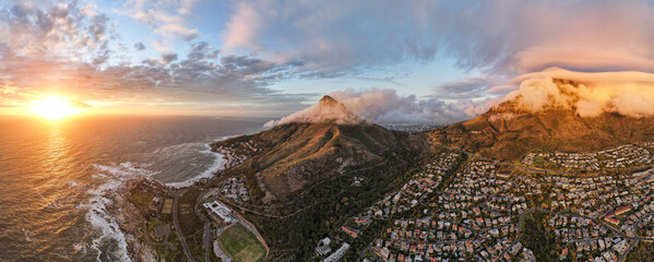 Naklejka premium Cape Town Sunset