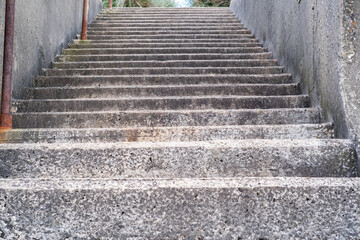 Fototapeta na wymiar Close up of concrete steps