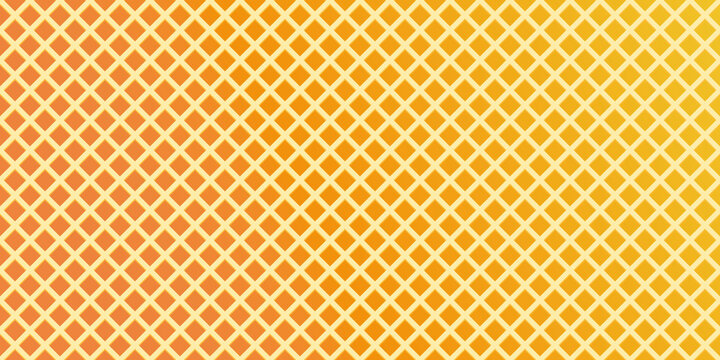 Waffle, wafer texture vector seamless pattern background