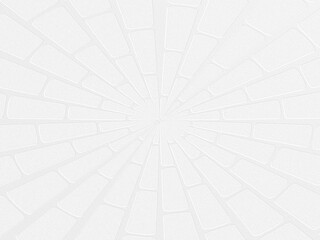 abstract clean white texture wall, center panels as cycle tracery and rough shiny surface, new cement, concrete, plaster, paper or plastic background for text space creative design artwork.