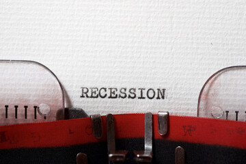 recession concept view