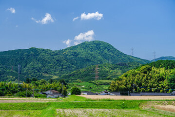 あさくらの里山と農村の風景