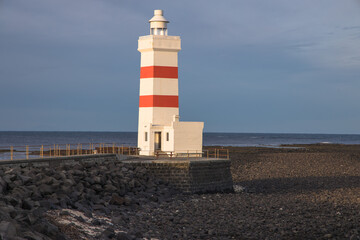 Fototapeta na wymiar The Lighthouse on Gardskagi, Iceland