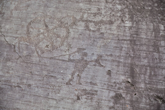 Camonica Valley Rock Drawings, Lombardy Italy, UNESCO Complex of rock drawings in Europe