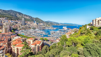 Fototapeta na wymiar Monaco on the French Riviera