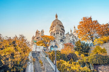 The Sacre-Coeur Basilica in Montmartre, Paris