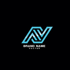 N Letter Logo Template