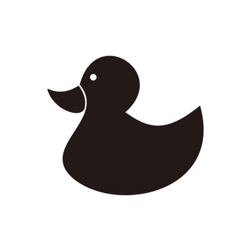 duck icon vector illustration sign