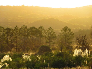 sunrise in the mountains of Nono, Traslasierra, Córdoba, Argentina