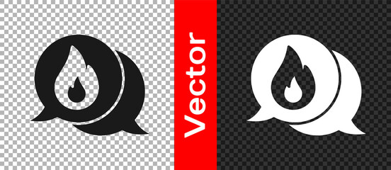 Black Telephone with emergency call 911 icon isolated on transparent background. Police, ambulance, fire department, call, phone. Vector