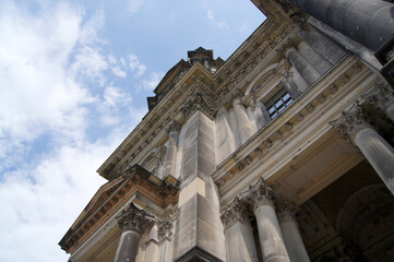 the facade of the cathedral of saint peter
