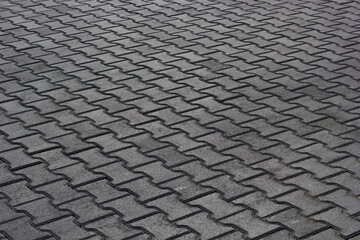 Stone street road pavement texture. 