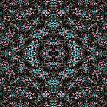 Kaleidoscope Motif Seamless Pattern