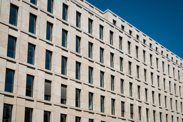 Fototapeta premium Building facade, real estate exterior -