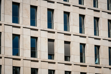 Building facade, real estate exterior -