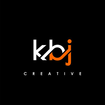 KBJ Letter Initial Logo Design Template Vector Illustration