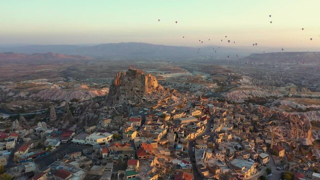 Beautiful landscape of Cappadocia, Turkey.